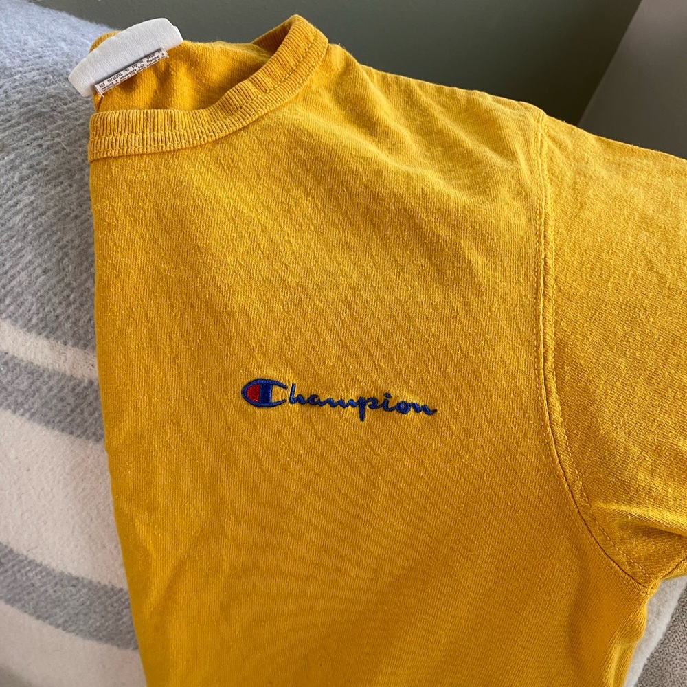 Champion Mustard Tee